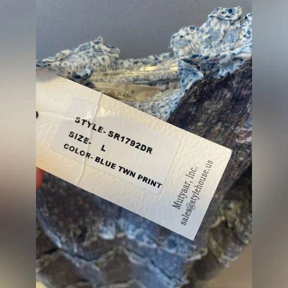 Sim & Sam Ruffled Floral Dress - Picture 6 of 7